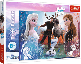 TREFL - Puzzle 300 - Magický čas /  Disney Frozen 2