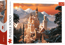 TREFL - Puzzle 3000 - Zimný zámok Neuschwanstein, Nemecko / Kirch