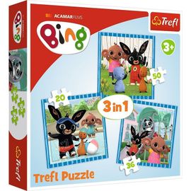 TREFL - puzzle 3v1 Bing Zábava s priateľmi