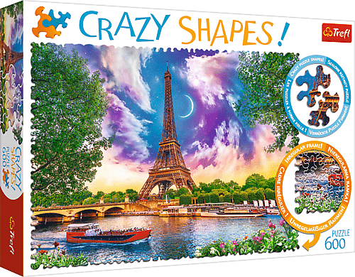 TREFL - Puzzle 600 Crazy Shapes - Paríž
