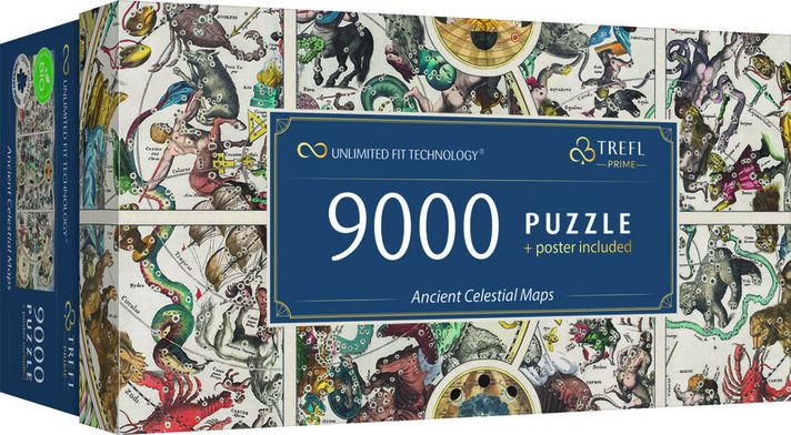 TREFL - Puzzle 9000 UFT - Staroveké nebeské mapy