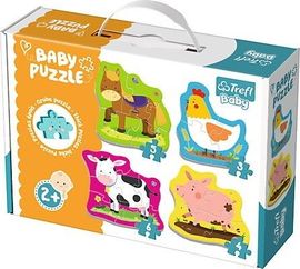 TREFL - Puzzle baby classic zvieratká na farme