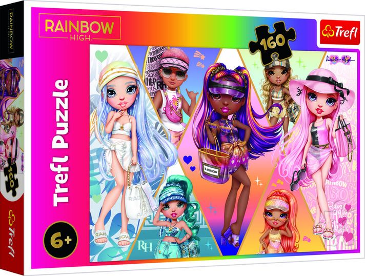 TREFL - Puzzle Rainbow High: Šťastné kamarátky 160 dielikov