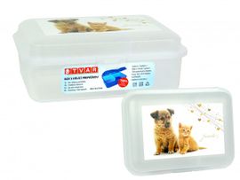 TVAR - Box desiatový s deliacou priehradkou obyčajný pes a mačka