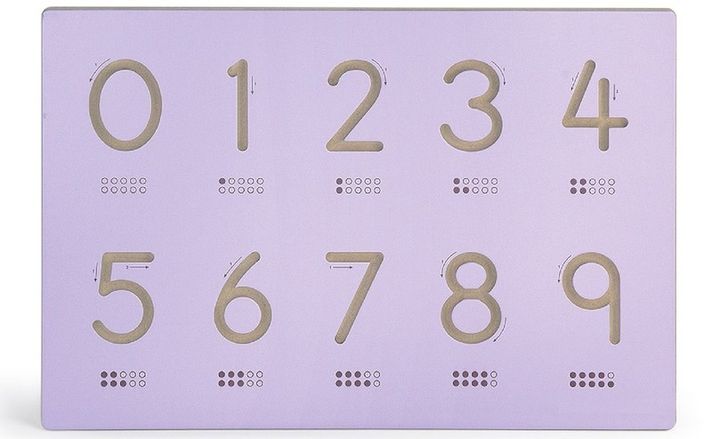 VIGA - drevená tabuľa čísla 60x40cm
