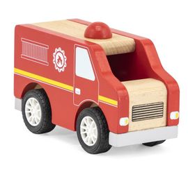 VIGA - Drevené hasičské auto 13cm