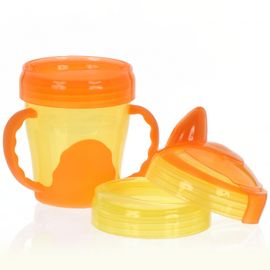 VITAL BABY - Detský výučbový 3 dielny hrnček, oranžový
