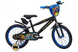 VOLARE - Detský bicykel Batman - chlapčenský - 16 palcov - čierny