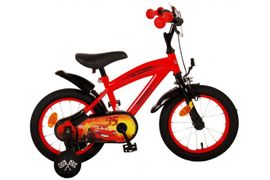 VOLARE - Detský bicykel Disney Cars - chlapčenský - 14 palcov - červený
