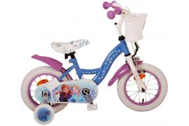 VOLARE - Detský bicykel Disney Frozen 2 - dievčenský - 12 palcov - modrý / fialový