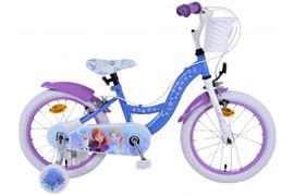 VOLARE - Detský bicykel Disney Frozen 2 - dievčenský - 14 palcov - modrá/fialová