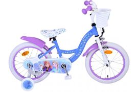 VOLARE - Detský bicykel Disney Frozen 2 - dievčenský - 16 palcov - Modrá / Fialová