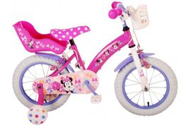 VOLARE - Detský bicykel Disney Minnie Cutest Ever! - dievčenský - 14 palcov - ružový