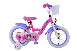 VOLARE - Detský bicykel Disney Minnie - dievčenský - 14 palcov - Ružový