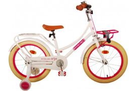 VOLARE - Detský bicykel Excellent - dievčenský - 18 palcov - Biely - 95% zmontovaný