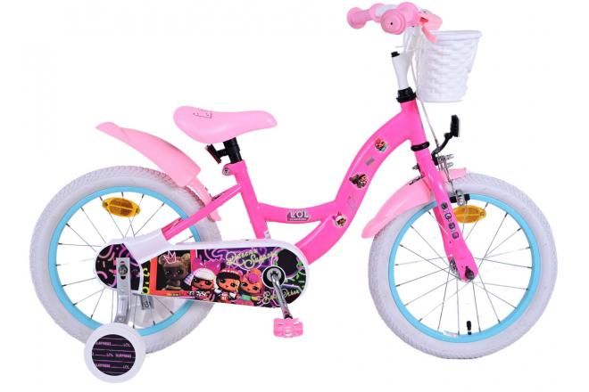 VOLARE - Detský bicykel LOL Surprise - dievčenský - 16 palcov - Ružový
