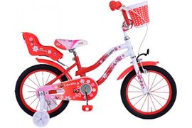 VOLARE - Detský bicykel Lovely - dievčenský - 16 palcov - Červený Biely