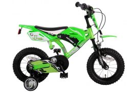 VOLARE - Detský bicykel Motorbike - chlapčenský - 12 palcov - zelený