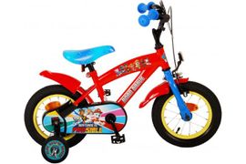 VOLARE - Detský bicykel Paw Patrol - chlapčenský - 12 palcov - červený / modrý