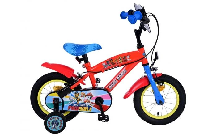 VOLARE - Detský bicykel Paw Patrol - chlapčenský - 12 palcov - modrý