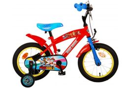 VOLARE - Detský bicykel Paw Patrol - chlapčenský - 14 palcov - červený / modrý