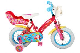 VOLARE - Detský bicykel Peppa Pig - dievčenský - 12 palcov - ružový