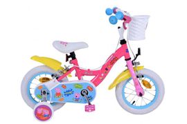 VOLARE - Detský bicykel Peppa Pig - dievčenský - 12 palcov - Ružový