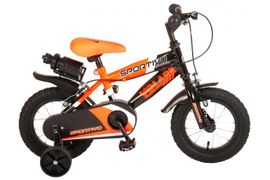 VOLARE - Detský bicykel pre chlapcov Sportivo Neon Orange Black 12