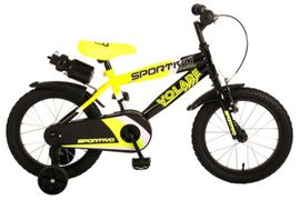 VOLARE - Detský bicykel pre chlapcov Sportivo Neon Yellow Black 16"- zložený na 95 %