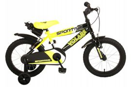 VOLARE - Detský bicykel pre chlapcov Sportivo Neon Yellow Black 16