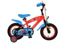VOLARE - Detský bicykel Spider-Man - chlapčenský - 12 palcov - modrý/červený