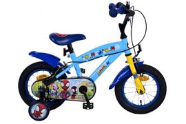 VOLARE - Detský bicykel Spidey - chlapčenský - 12 palcov - modrý