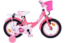 VOLARE - Detský bicykel Volare Ashley - dievčenský - 14" - Pink/Red - dve ručné brzdy
