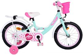 VOLARE - Detský bicykel Volare Ashley - dievčenský - 16" - Green - dve ručné brzdy