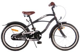 VOLARE - Detský bicykel Volare Black Cruiser – chlapčenský – 18 palcový – čierny – zmontovaný na 95 %
