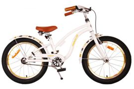 VOLARE - Detský bicykel Volare Miracle Cruiser - Dievčenský - 18 palcový - Biely - Kolekcia Prime