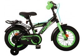 VOLARE - Detský bicykel Volare Thombike - chlapčenský - 12" - Black Green - dve ručné brzdy