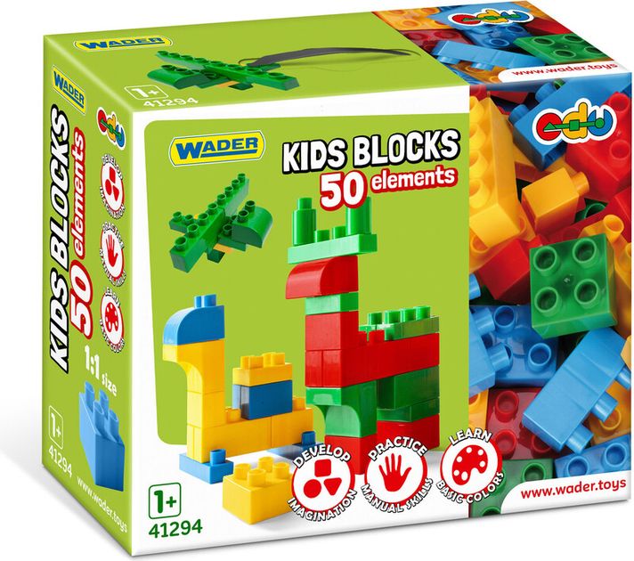 WADER - Kids Blocks - kocky 50 ks