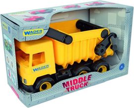 WADER - Middle Truck vyklápačka žltá v boxe 32121