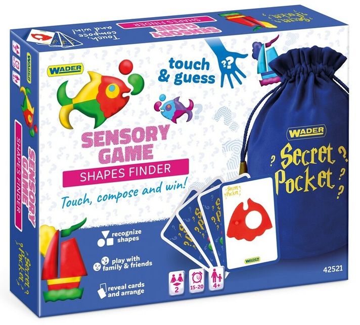 WADER - Secret Pocket: Hľadanie tvarov - senzorická hra