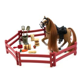 WIKY - Kôň s doplnkami Royal Breeds 17 cm