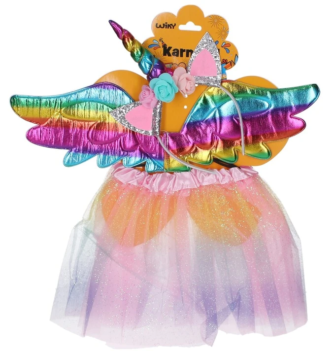 WIKY - Set karneval - jednorožec farebný