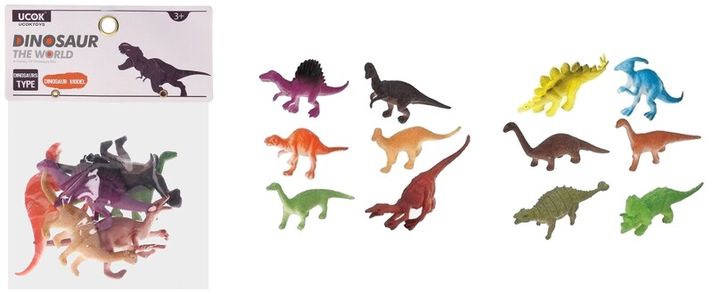 WIKY - Zvieratká figúrky dinosaury 6 ks set 10 cm