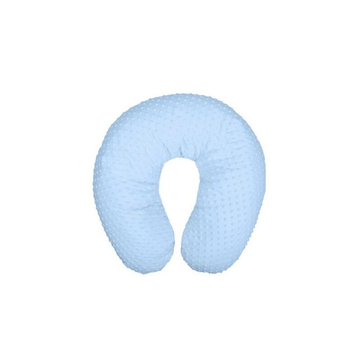 WOMAR - Univerzálny dojčenský vankúš z Minky modrý