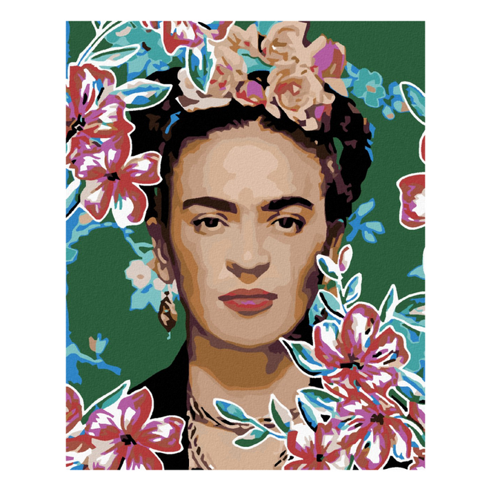 ZUTY - Diamantové maľovanie (s rámom) - Frida Kahlo I