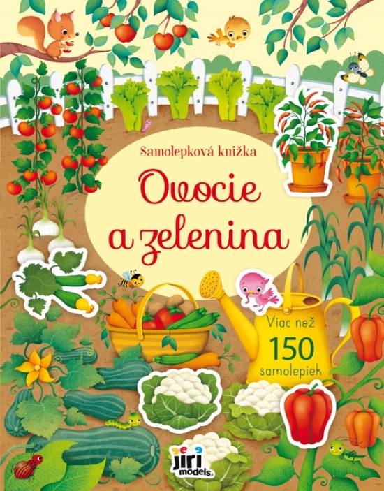 Samolepková knižka/ Ovocie a zelenina