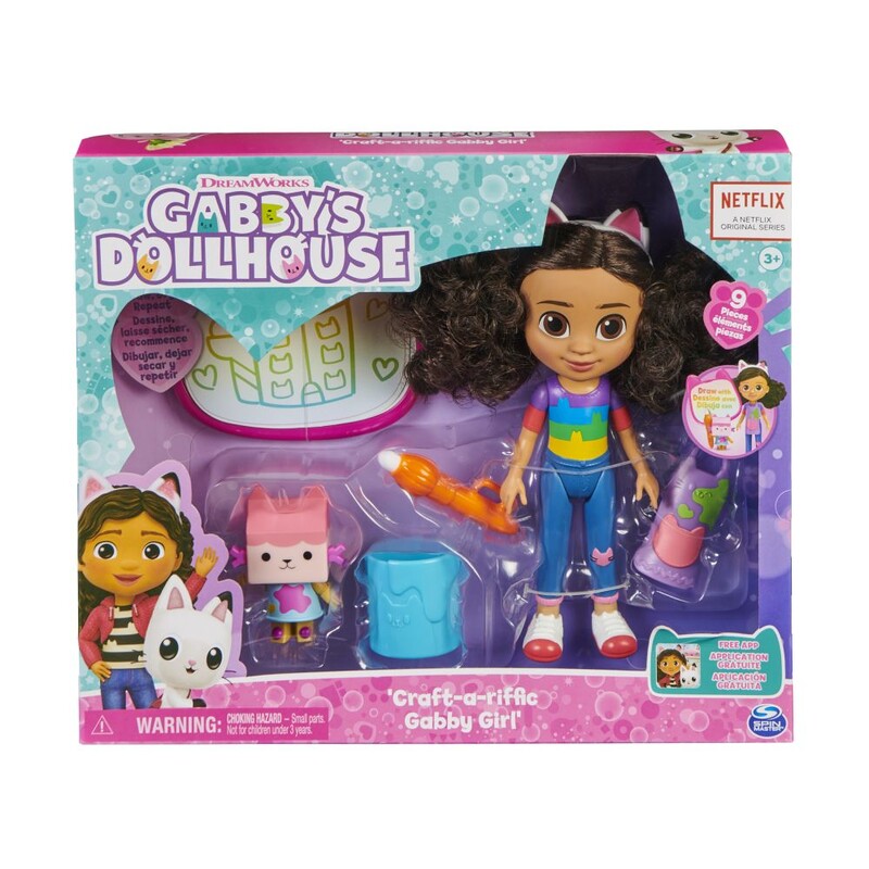 SPIN MASTER - Gabby\'S Dollhouse Delux Bábika S Doplnkami K Tvoreniu