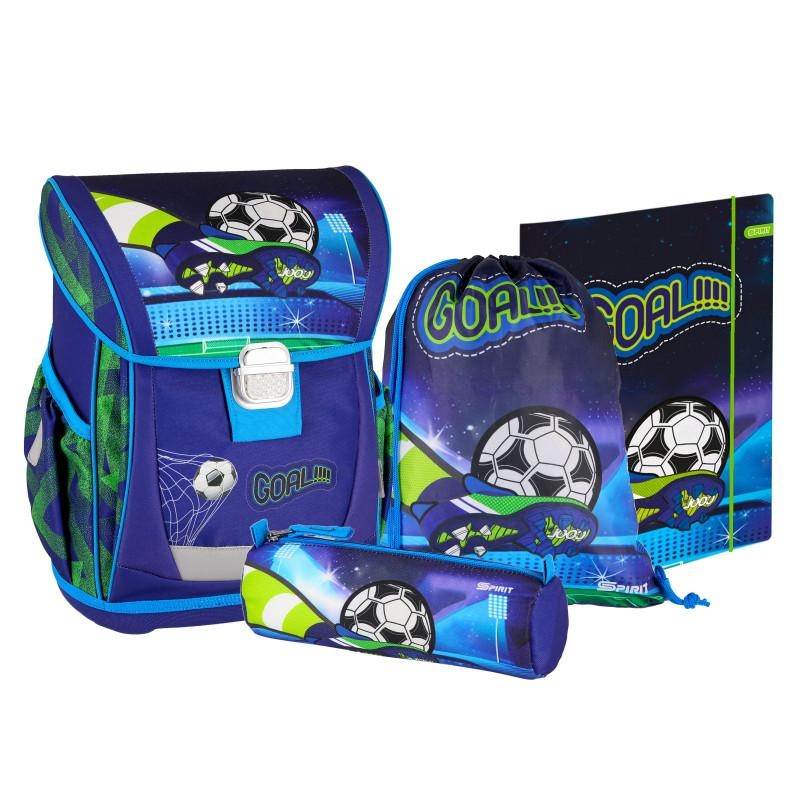 SPIRIT - Školská taška - 4-dielny set COOL - Football Goal