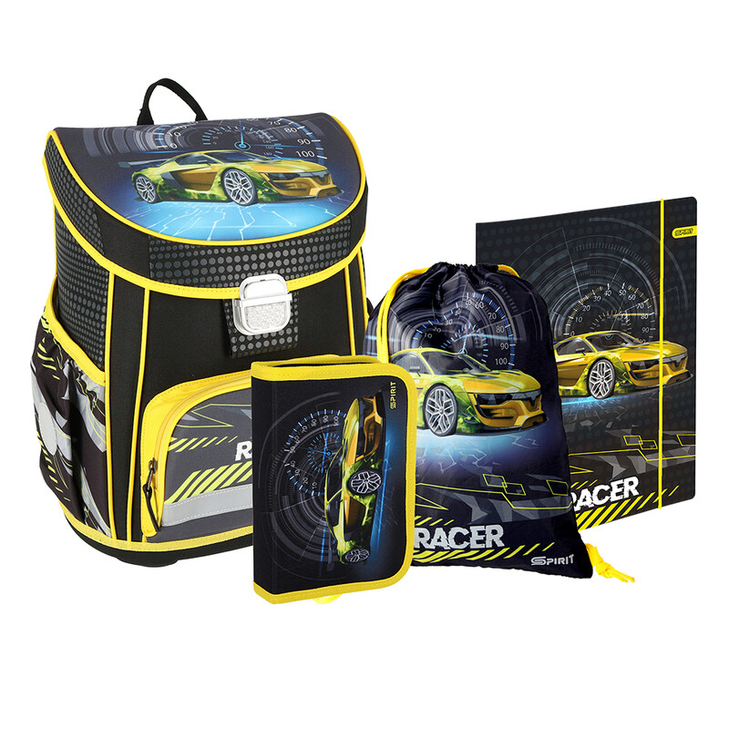 SPIRIT - Školská taška - 4-dielny set VISION - Racer