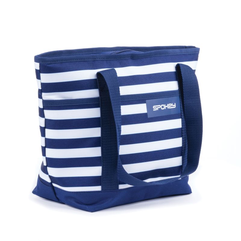 SPOKEY - ACAPULCO Plážová termo taška, pruhy - námornická modrá
